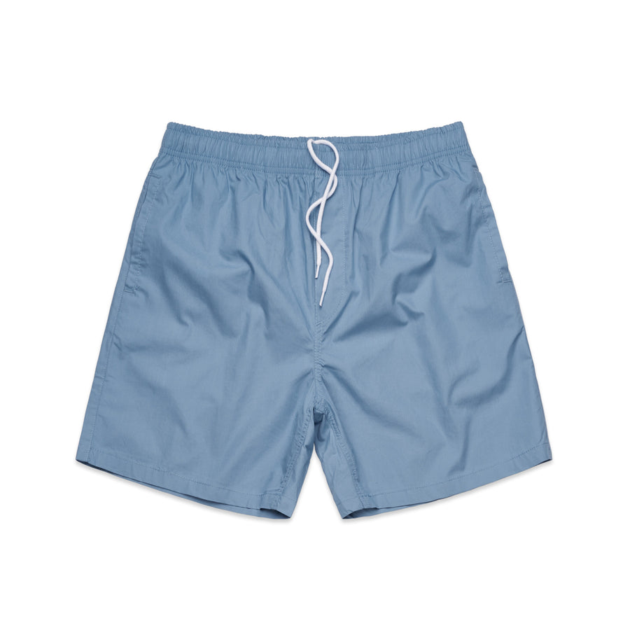 Men's Beach Shorts 17" | Arena Custom Blanks - Arena Prints - Front - Carolina Blue - Blue