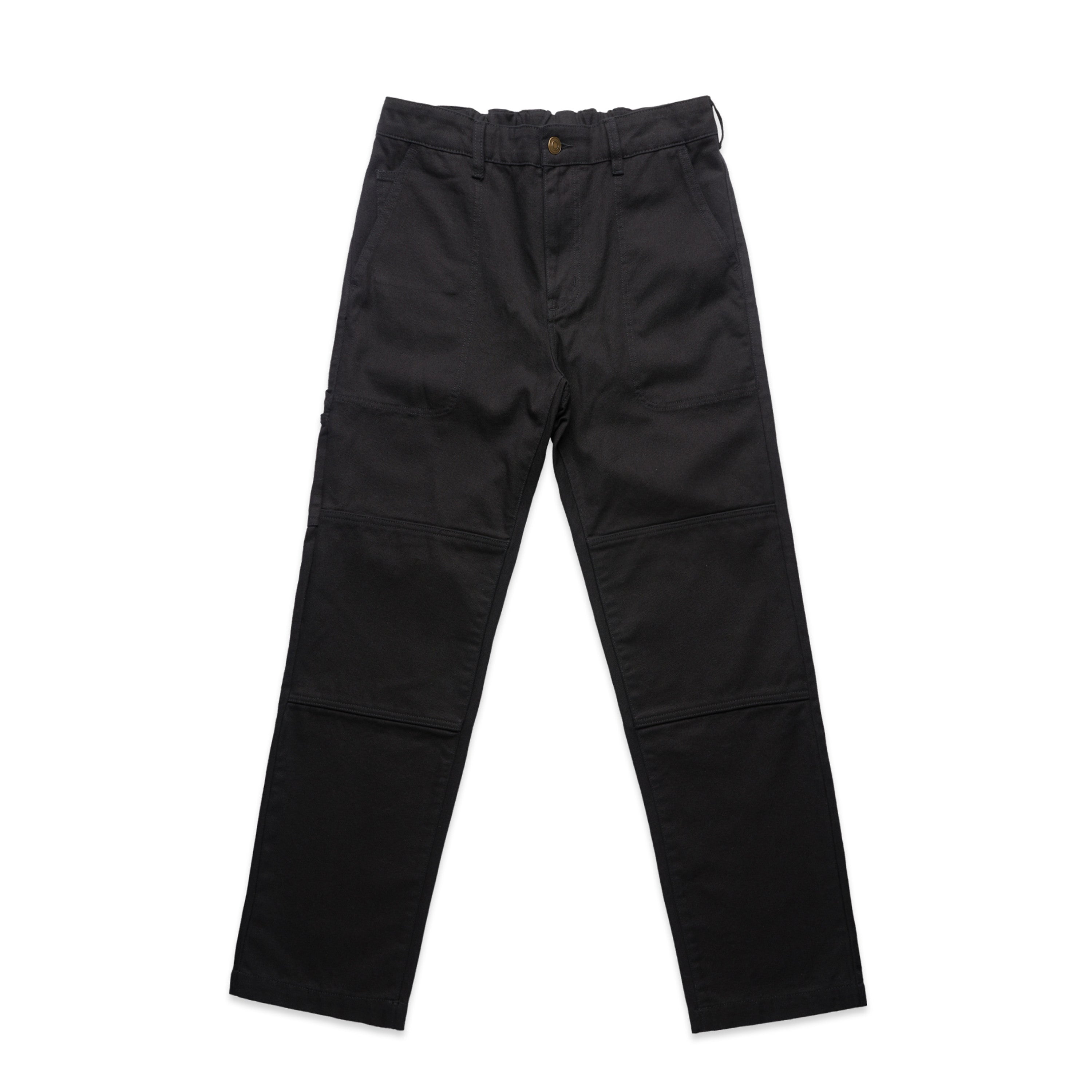 Men's Canvas Pants |  Arena Custom Blanks - Arena Prints - Front - Black