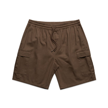 Men's Cargo Walk Shorts 19" | Arena Custom Blanks - Arena Prints - Front - Walnut - Brown