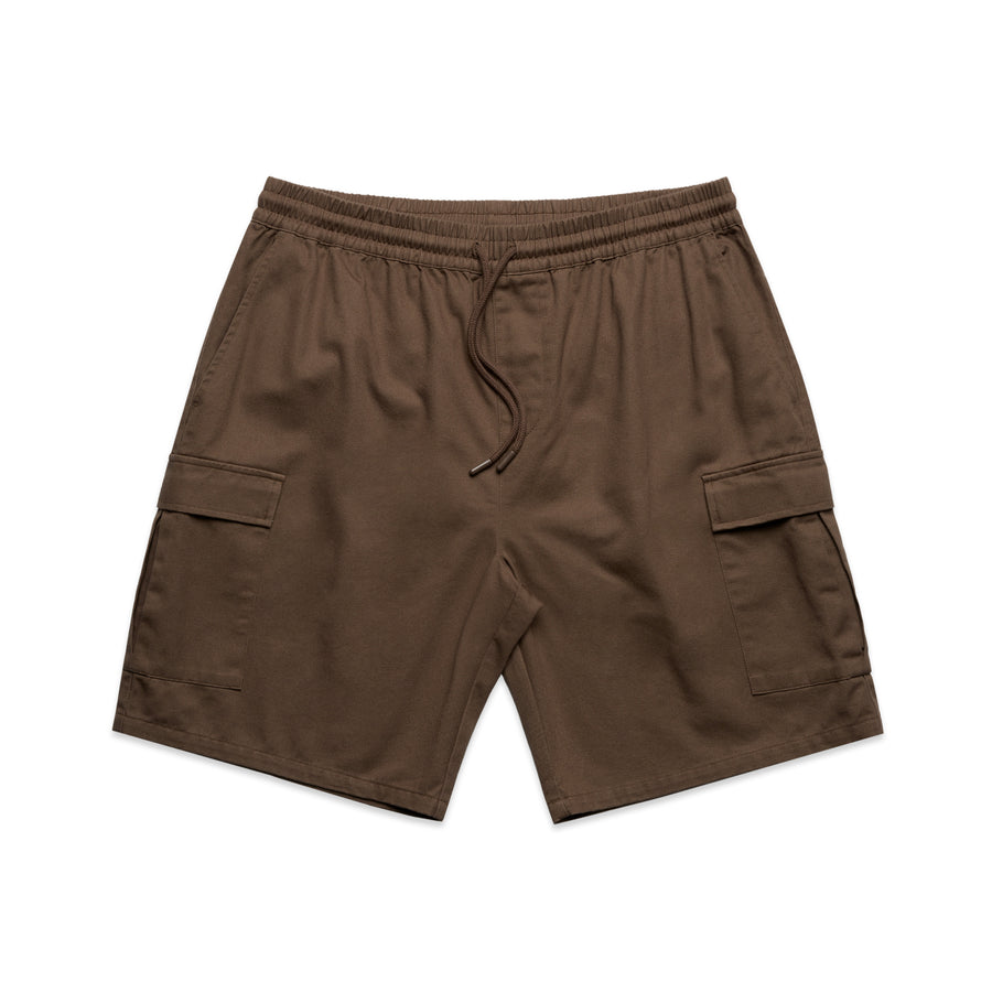 Men's Cargo Walk Shorts 19" | Arena Custom Blanks - Arena Prints - Front - Walnut - Brown
