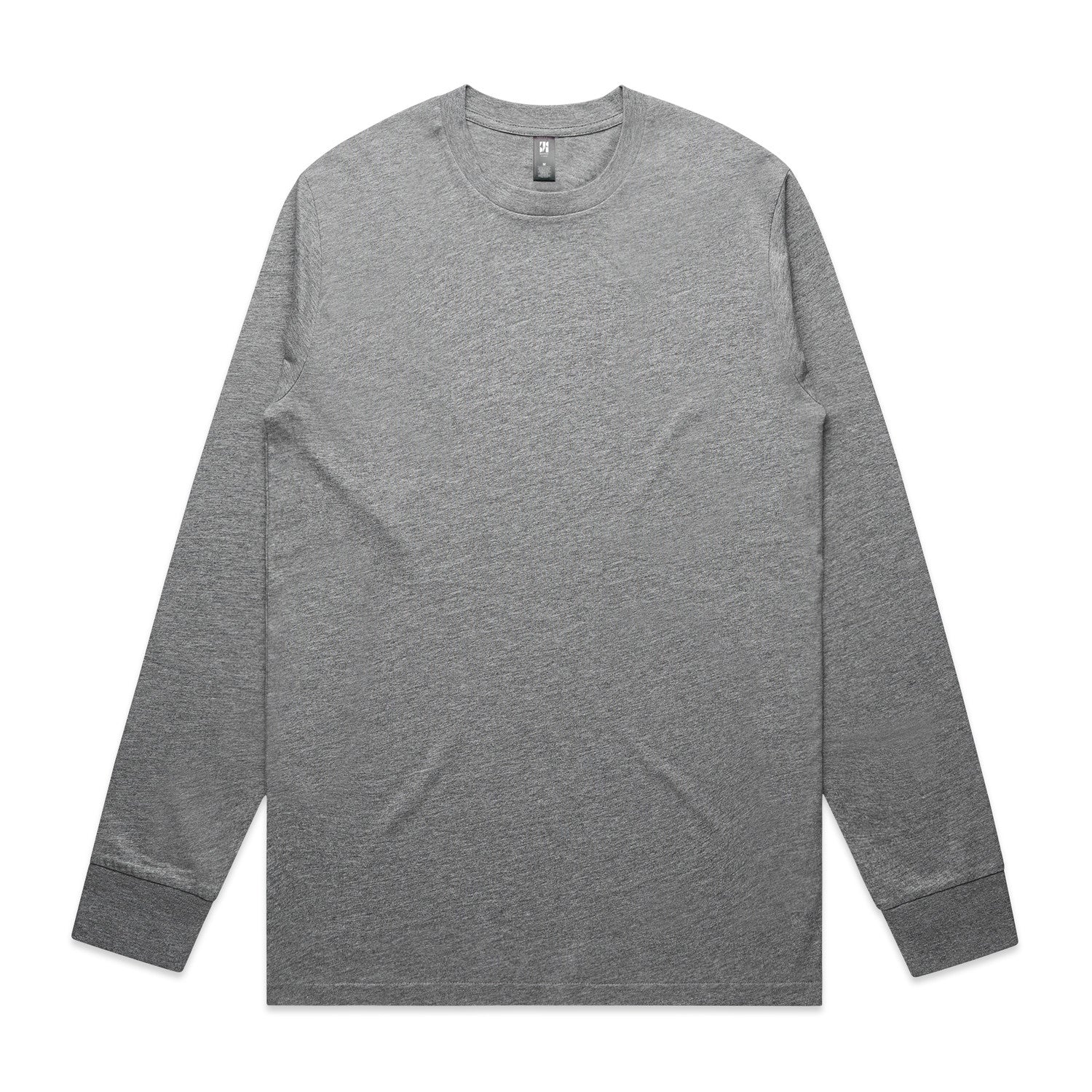 Men's Classic Long Sleeve Tee | Arena Custom Blanks - Arena Prints - Front - Athletic Heather - Grey