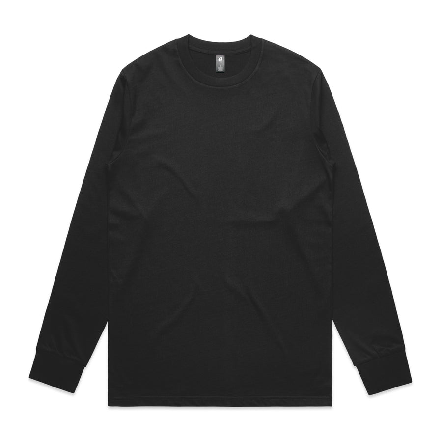 Men's Classic Long Sleeve Tee | Arena Custom Blanks - Arena Prints - Front - Black - Black