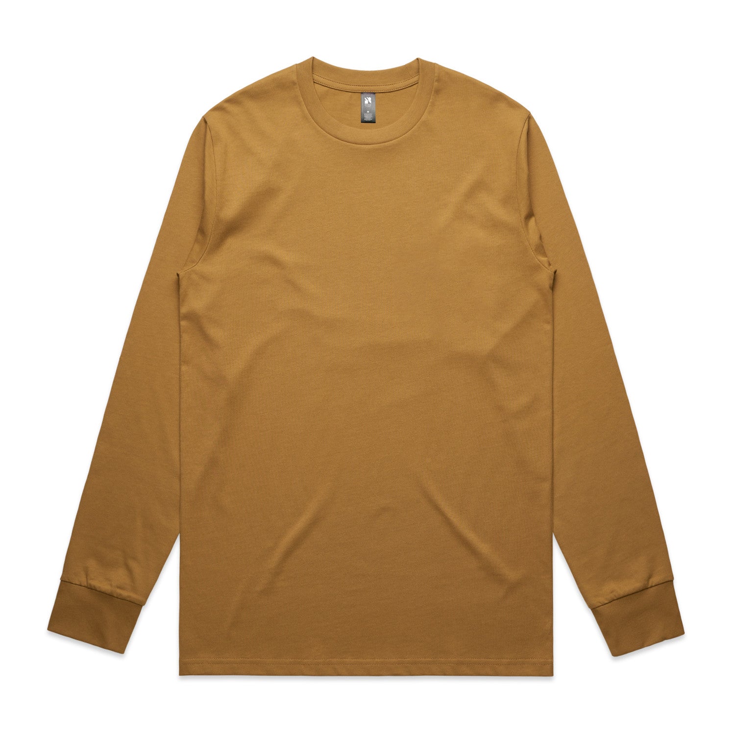 Men's Classic Long Sleeve Tee | Arena Custom Blanks - Arena Prints - Front - Camel - Brown
