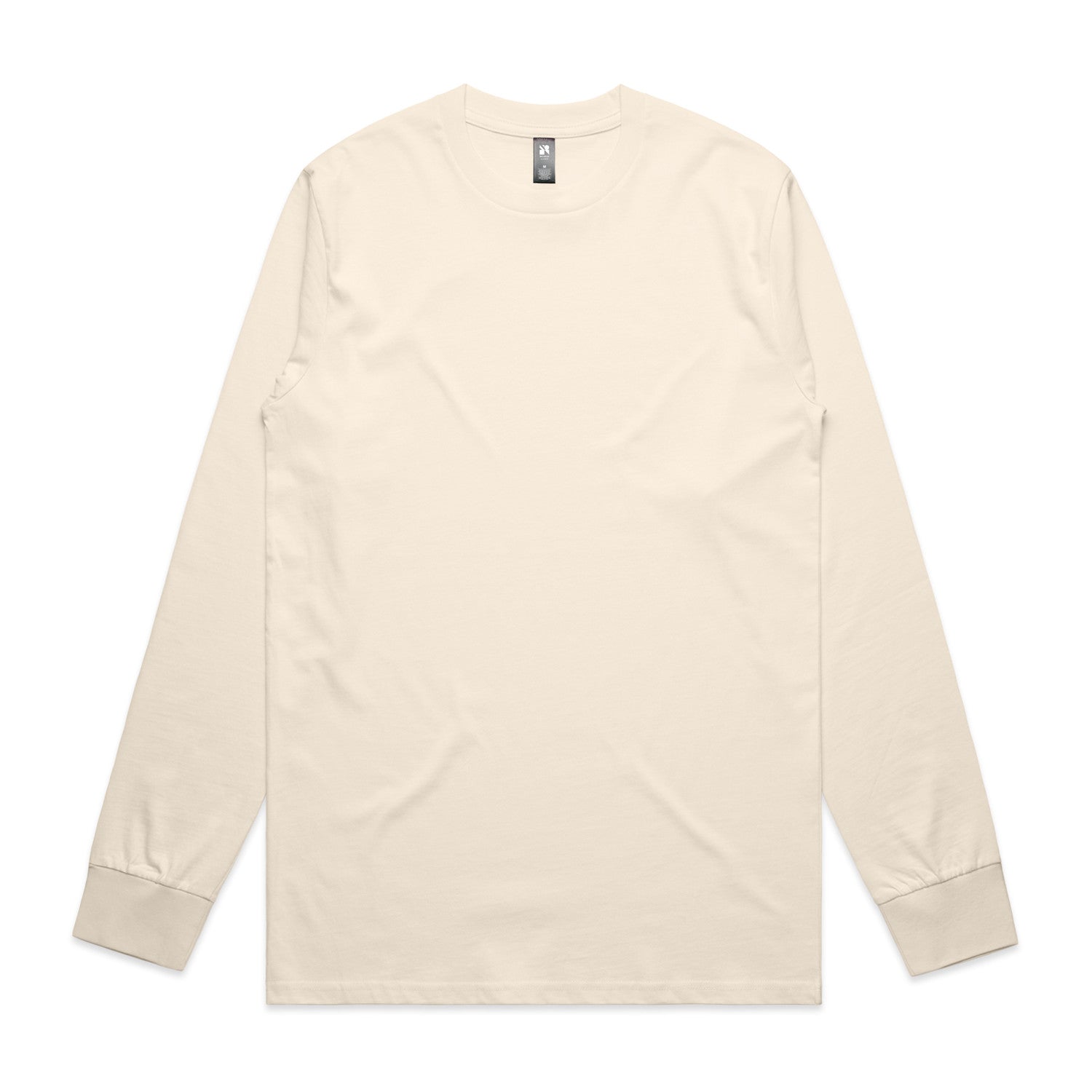 Men's  Classic Long Sleeve Tee | Arena Custom Blanks - Arena Prints - Front - Ecru - Cream