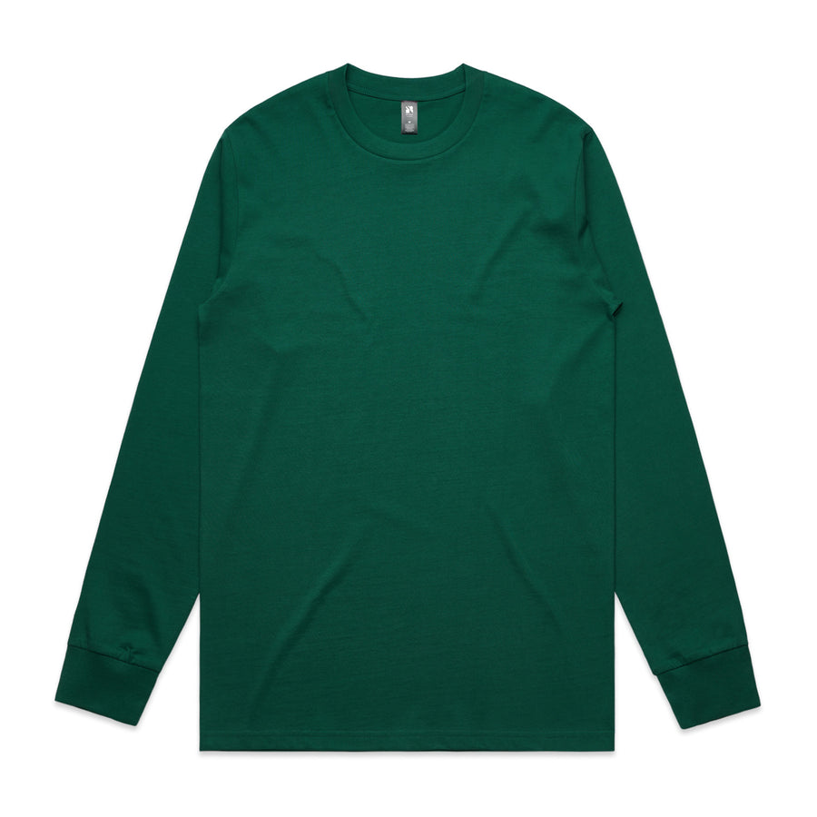 Men's Classic Long Sleeve Tee | Arena Custom Blanks - Arena Prints - Front - Jade - Green