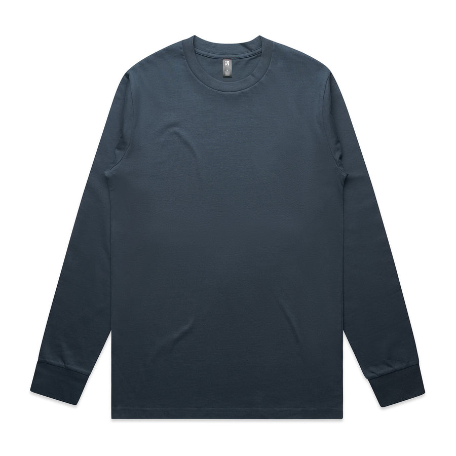 Men's Classic Long Sleeve Tee | Arena Custom Blanks - Arena Prints - Front - Petrol Blue - Blue 