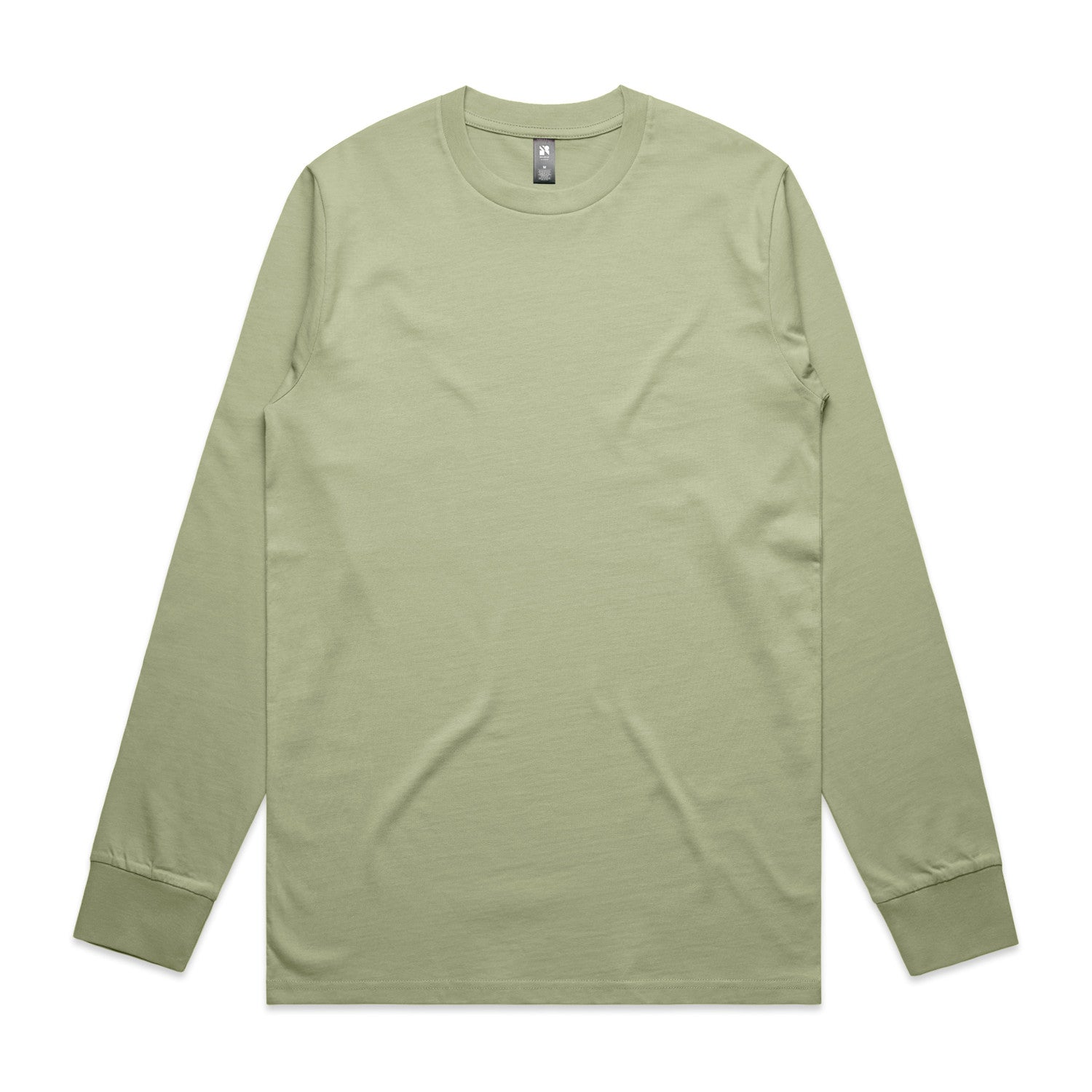 Men's Classic Long Sleeve Tee | Arena Custom Blanks - Arena Prints - Front - Pistachio - Green