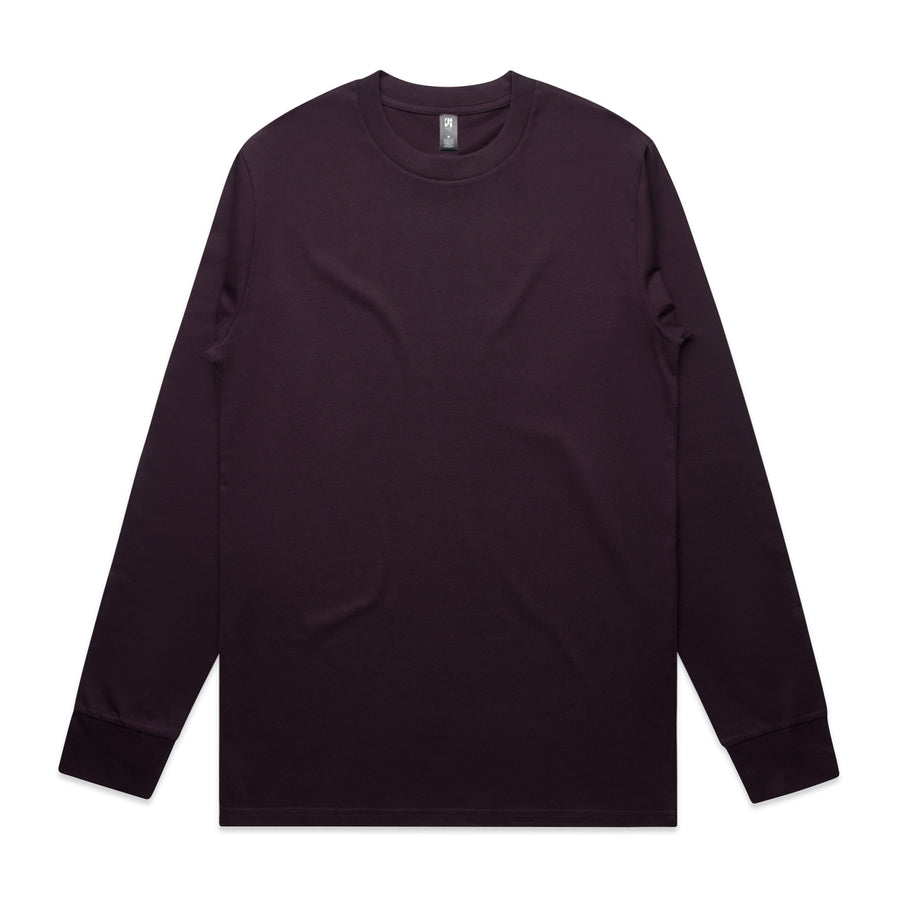 Men's Classic Long Sleeve Tee | Arena Custom Blanks - Arena Prints - Front - Plum - Purple