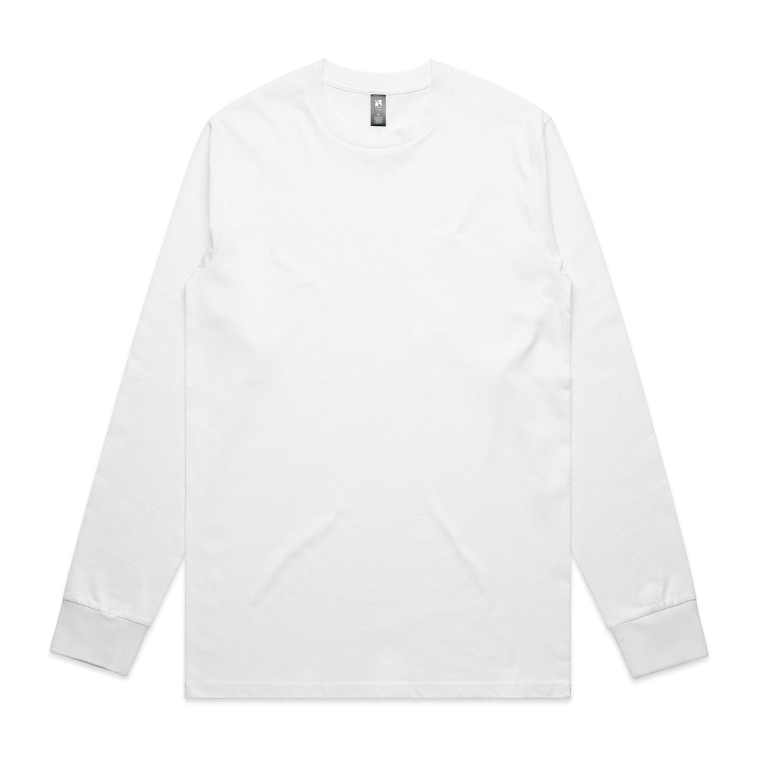 Men's Classic Long Sleeve Tee | Arena Custom Blanks - Arena Prints - Front - White