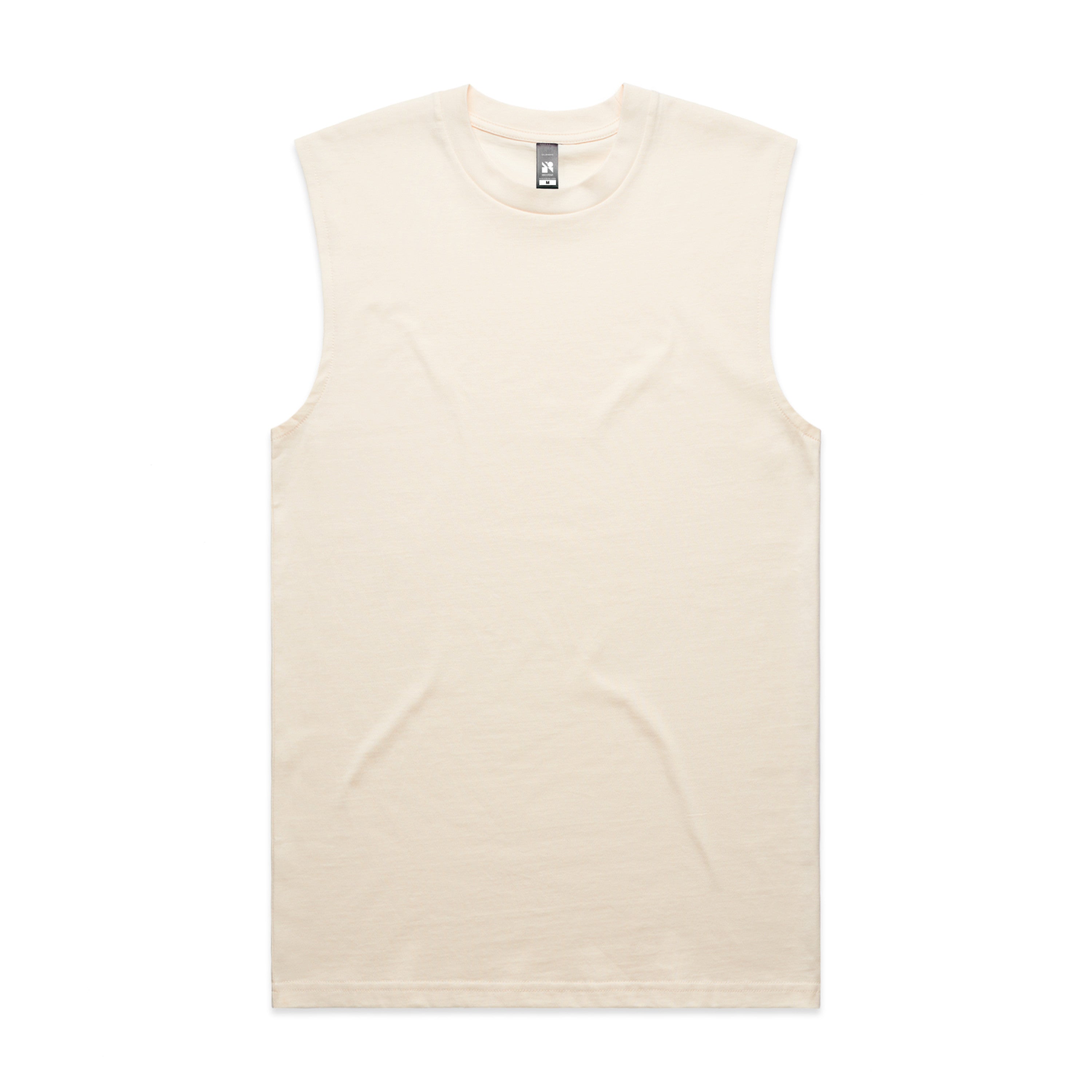 Men's Classic Tank | Arena Custom Blanks - Arena Prints - Front - Ecru - Cream