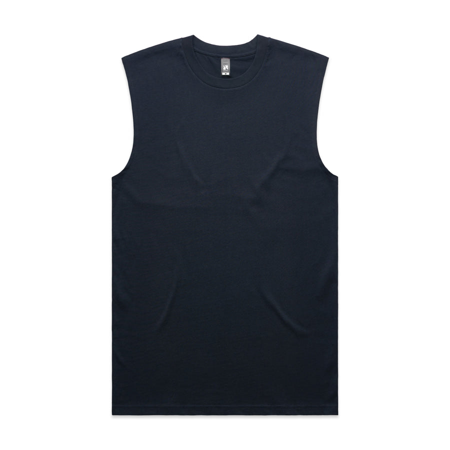 Men's Classic Tank | Arena Custom Blanks - Arena Prints - Front - Navy - Blue