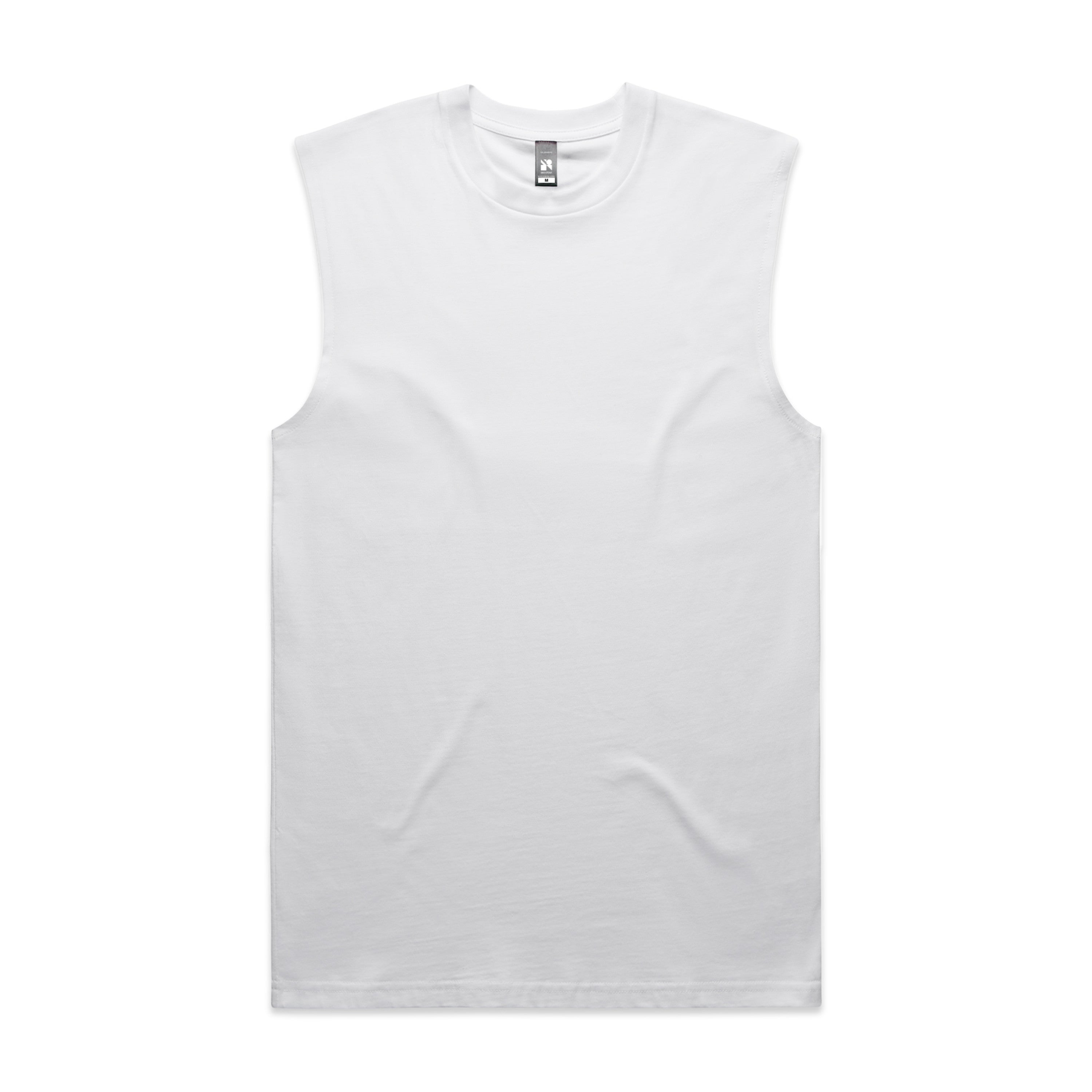 Men's Classic Tank | Arena Custom Blanks - Arena Prints - Front - White