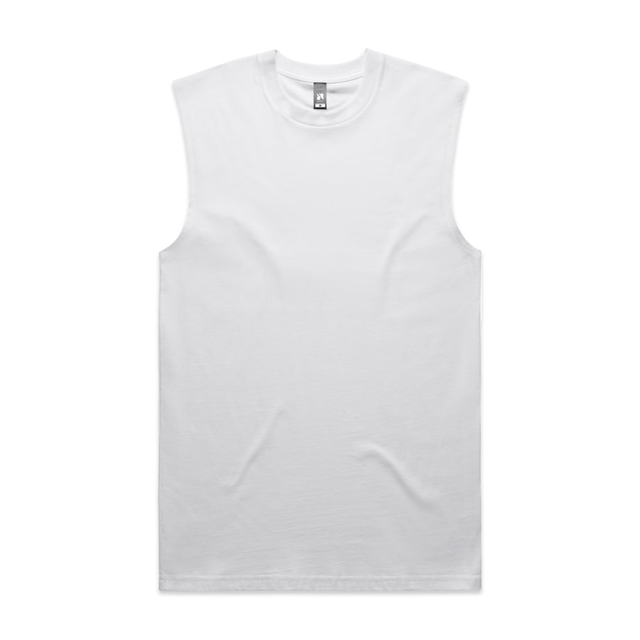 Men's Classic Tank | Arena Custom Blanks - Arena Prints - Front - White
