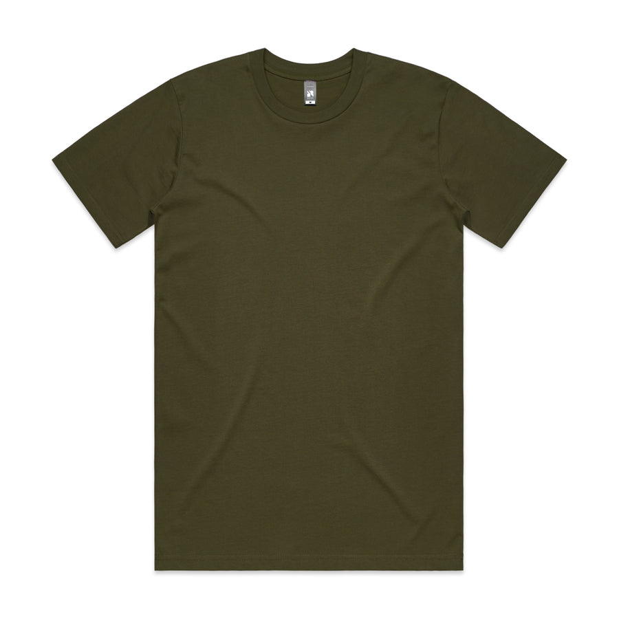 Men's Classic Tee Shirt Set A | Arena Custom Blanks - Arena Prints - Front - Army - Green
