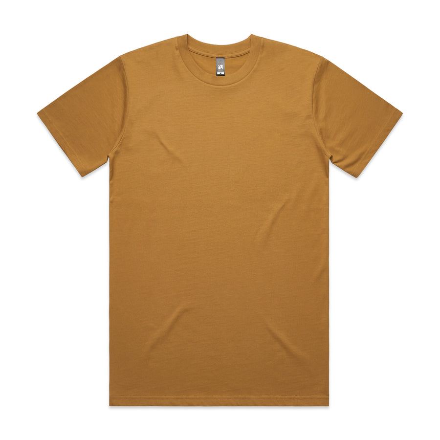 Men's Classic Tee Shirt Set A | Arena Custom Blanks - Arena Prints - Front  - Camel - Brown