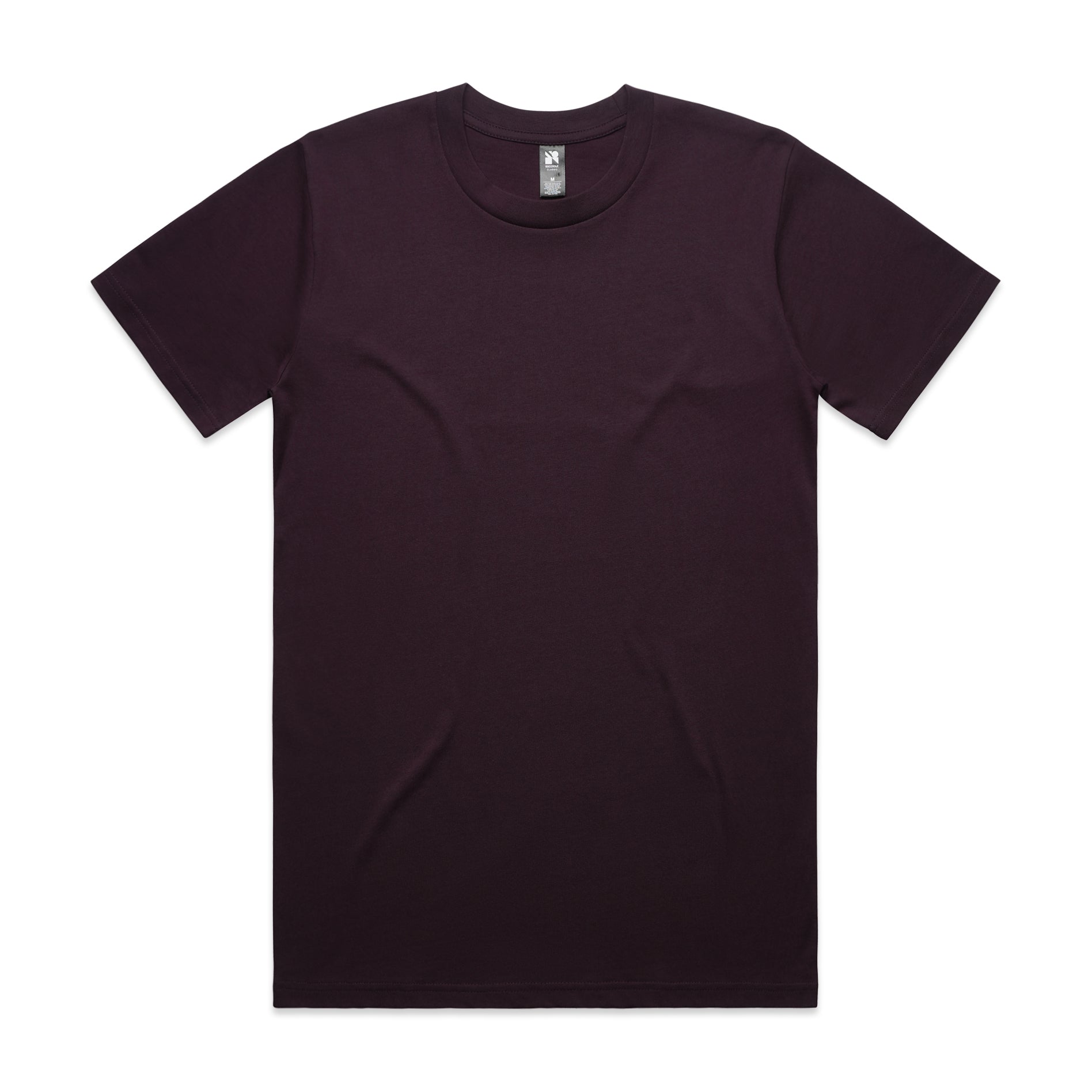 Men's Classic Tee Shirt Set A | Arena Custom Blanks - Arena Prints - Front - Plum - Purple