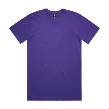 Men's Classic Tee Shirt Set A | Arena Custom Blanks - Arena Prints - Front - Violet - Purple  