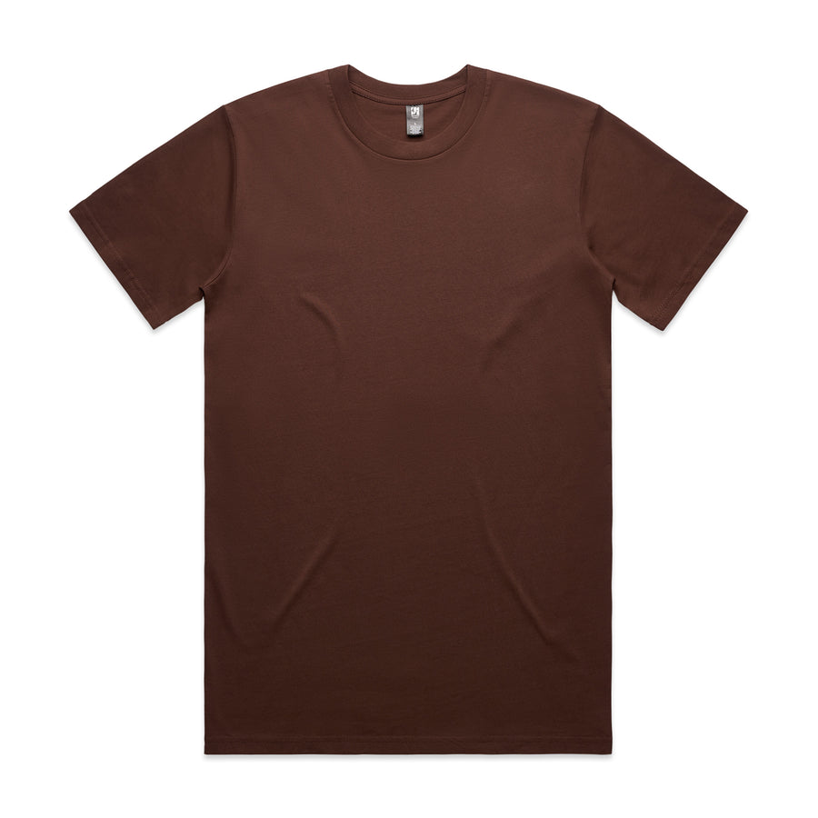 Men's Classic Tee Shirt Set B | Arena Custom Blanks - Arena Prints - Front - Chestnut - Brown 