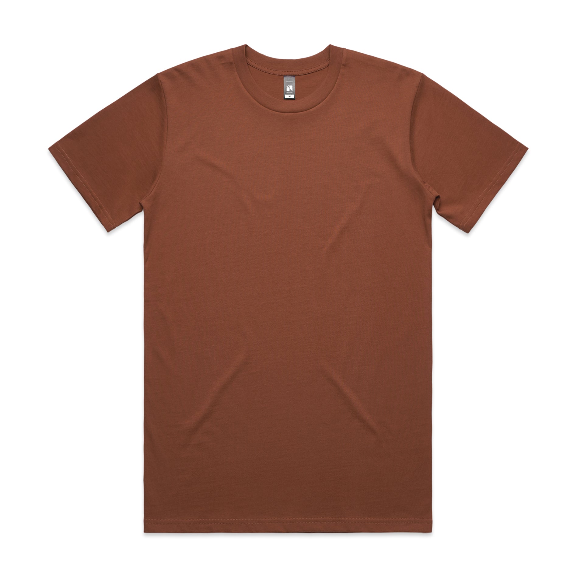 Men's Classic Tee Shirt Set B | Arena Custom Blanks - Arena Prints - Front - Clay - Brown