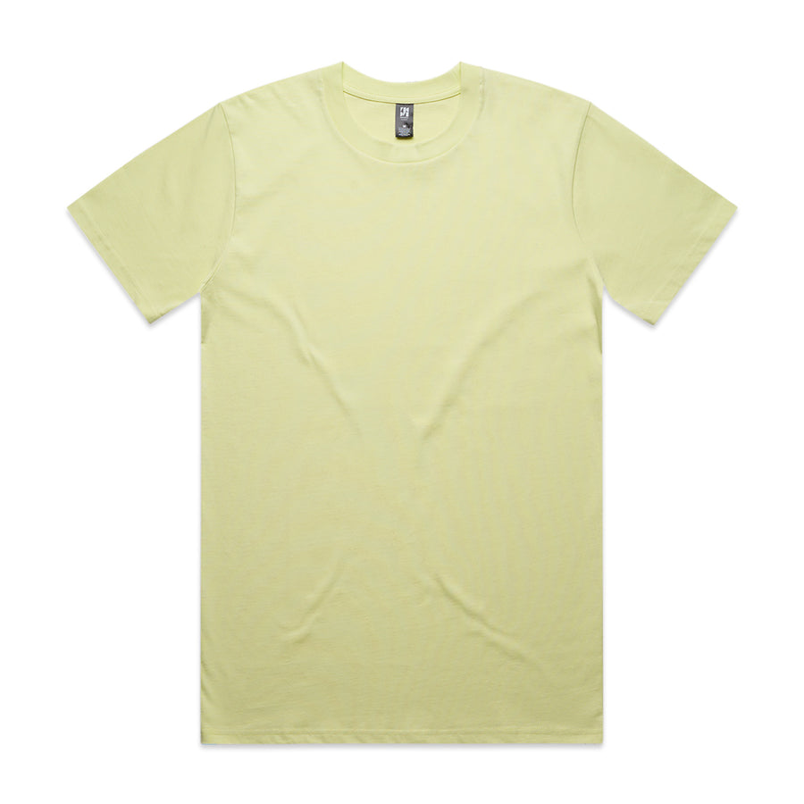 Men's Classic Tee Shirt Set B | Arena Custom Blanks - Arena Prints - Front - Lime - Yellow