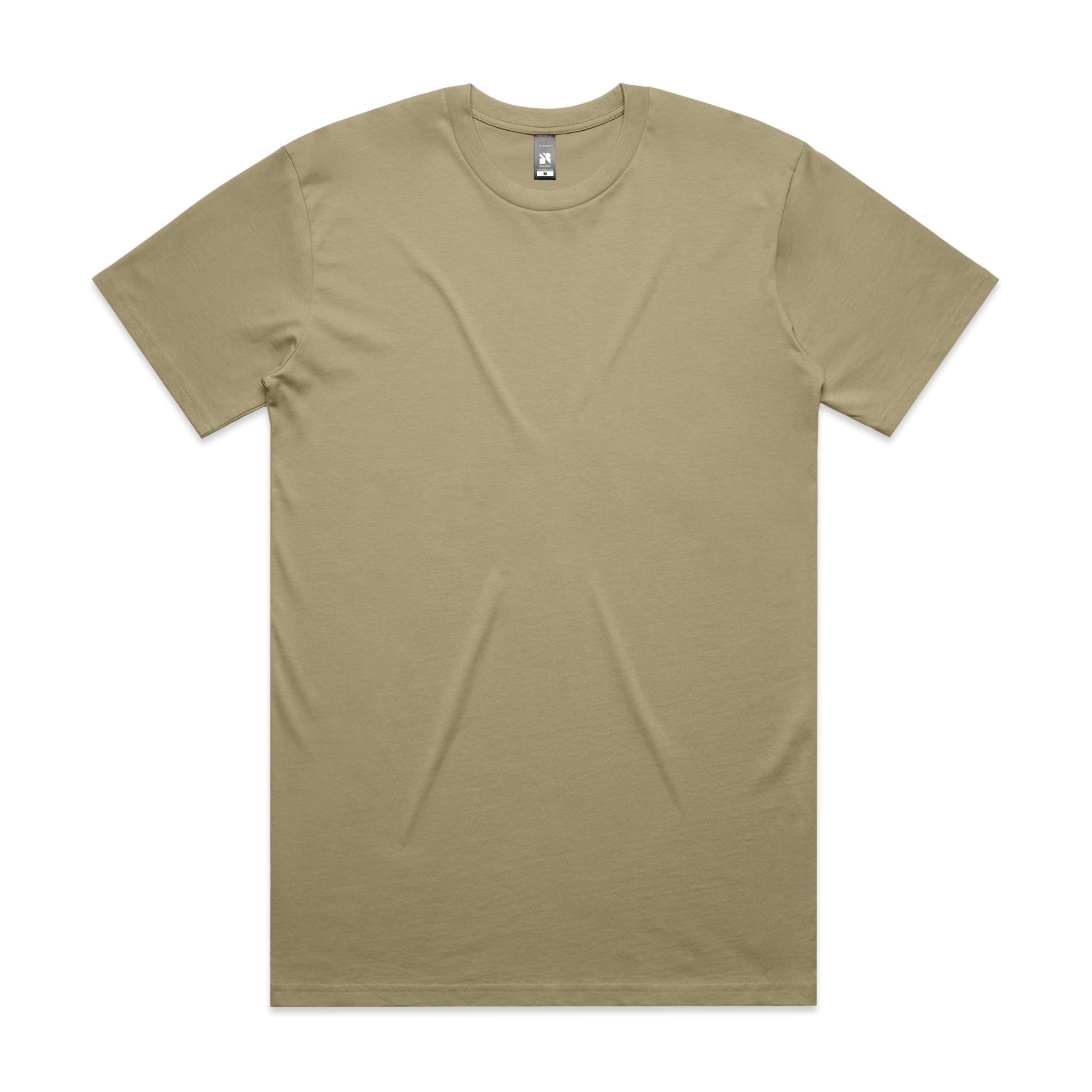 Men's Classic Tee Shirt Set B | Arena Custom Blanks - Arena Prints - Front - Safari - Tan