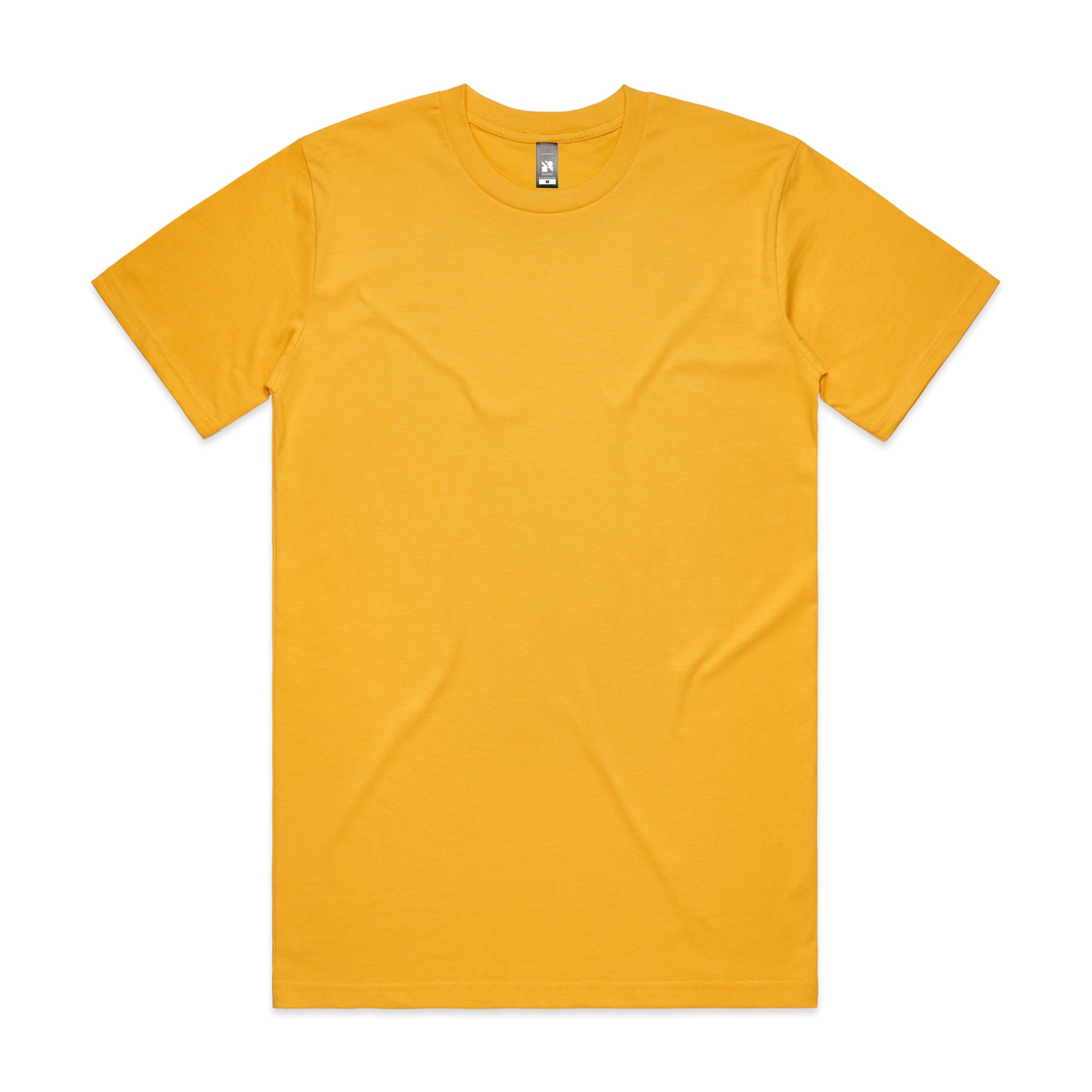 Men's Classic Tee Shirt Set B | Arena Custom Blanks - Arena Prints - Front - Yellow 