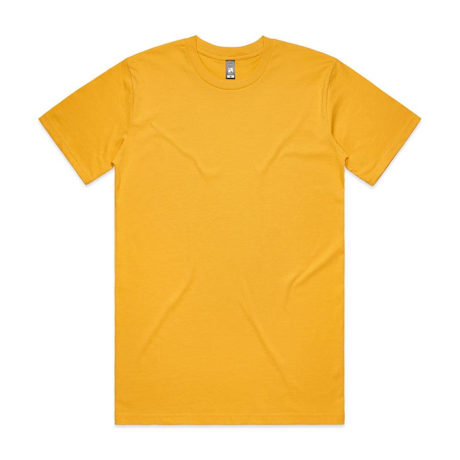 Men's Classic Tee Shirt Set B | Arena Custom Blanks - Arena Prints - Front - Yellow 