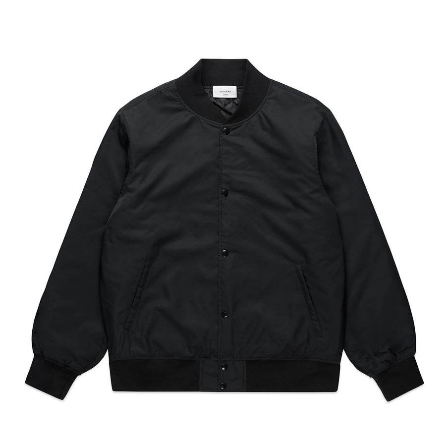 Men's College Bomber Jacket | Arena Custom Blanks - Arena Prints - Front - Black 