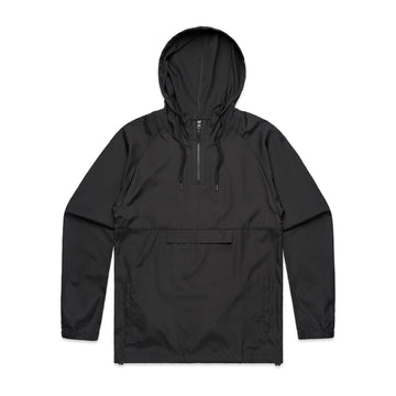 Men's Cyrus Windbreaker | Arena Custom Blanks - Arena Prints - Front - Black