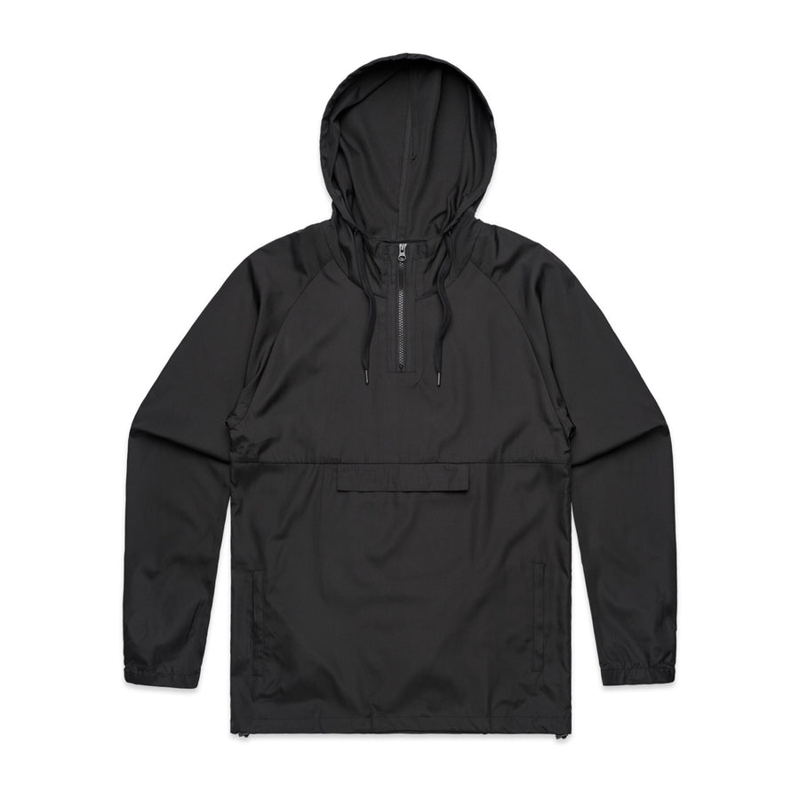 Men's Cyrus Windbreaker | Arena Custom Blanks - Arena Prints - Front - Black