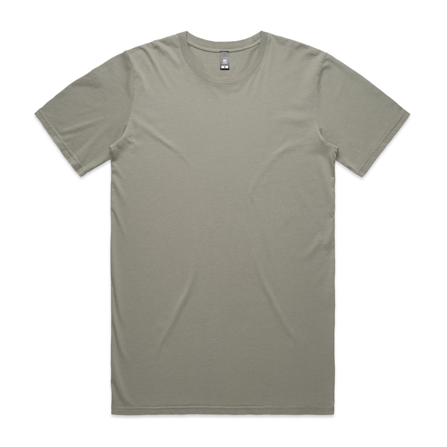 Men's Faded Tee Shirt |Arena Custom Blanks - Arena Prints - Front - Faded Dust - Grey 