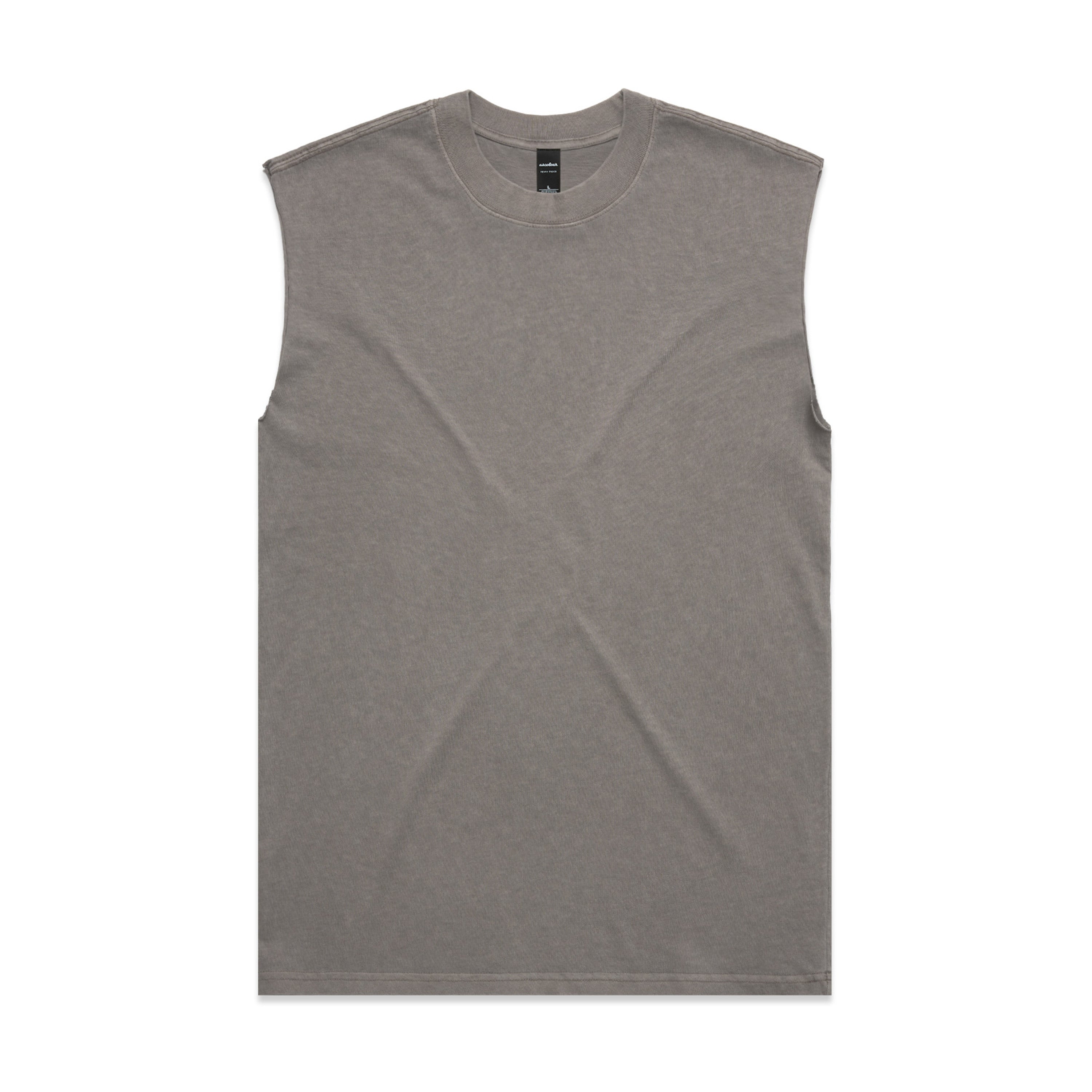 Men's Heavy Faded Tank | Arena Custom Blanks - Arena Prints - Front - Faded Grey - Grey