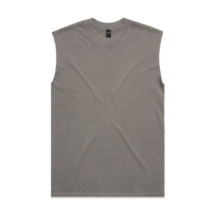Men's Heavy Faded Tank | Arena Custom Blanks - Arena Prints - Front - Faded Grey - Grey