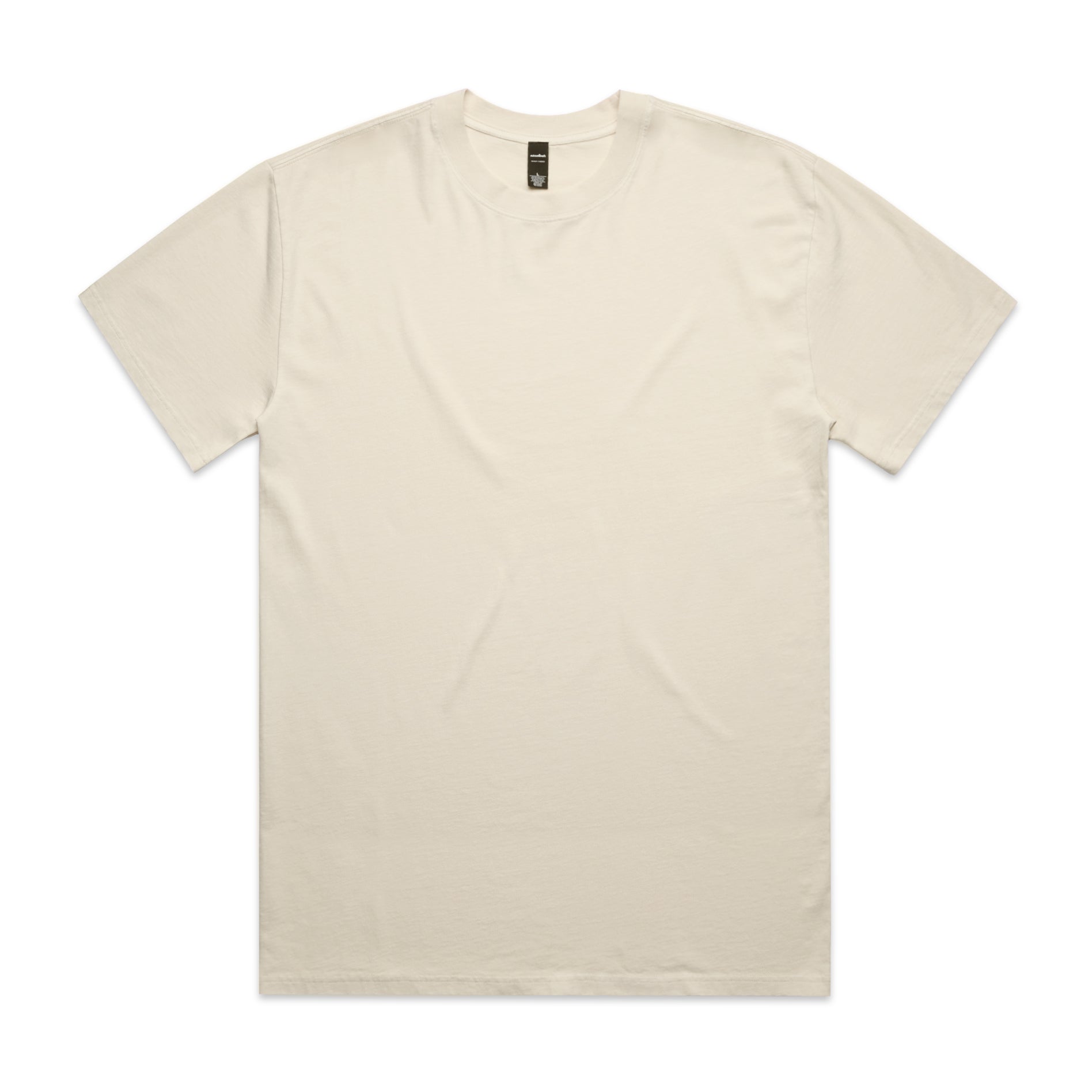 Men's Heavy Faded Tee |Arena Custom Blanks - Arena Prints - Front  - Faded Ecru - Cream