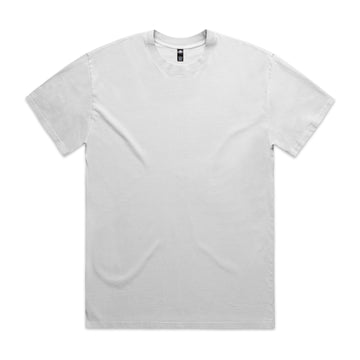 Men's Heavy Faded Tee |Arena Custom Blanks - Arena Prints - Front - Faded White - White