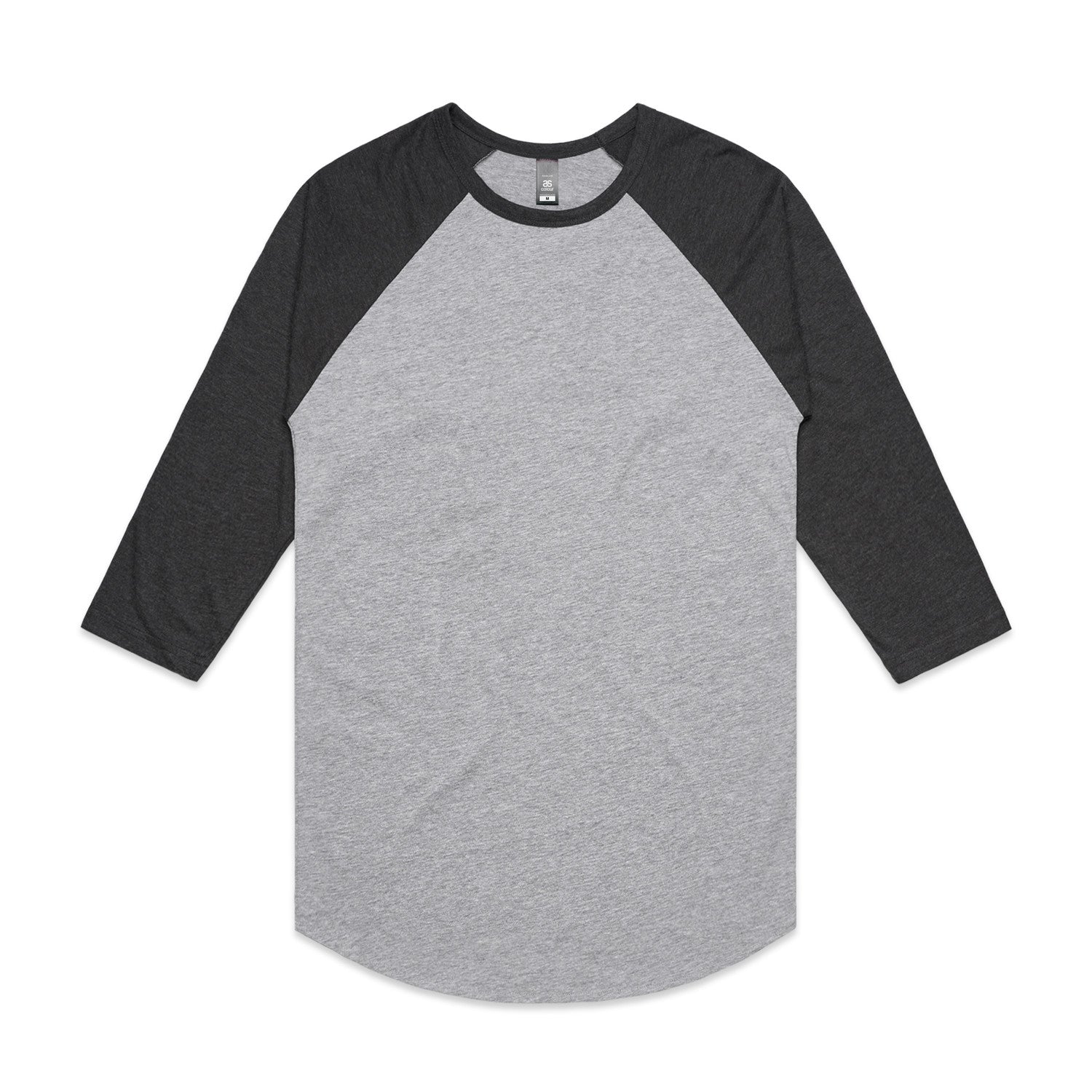 Men's Raglan Tee | Arena Custom Blanks - Arena Prints - Front - Athletic - Asphalt - Grey