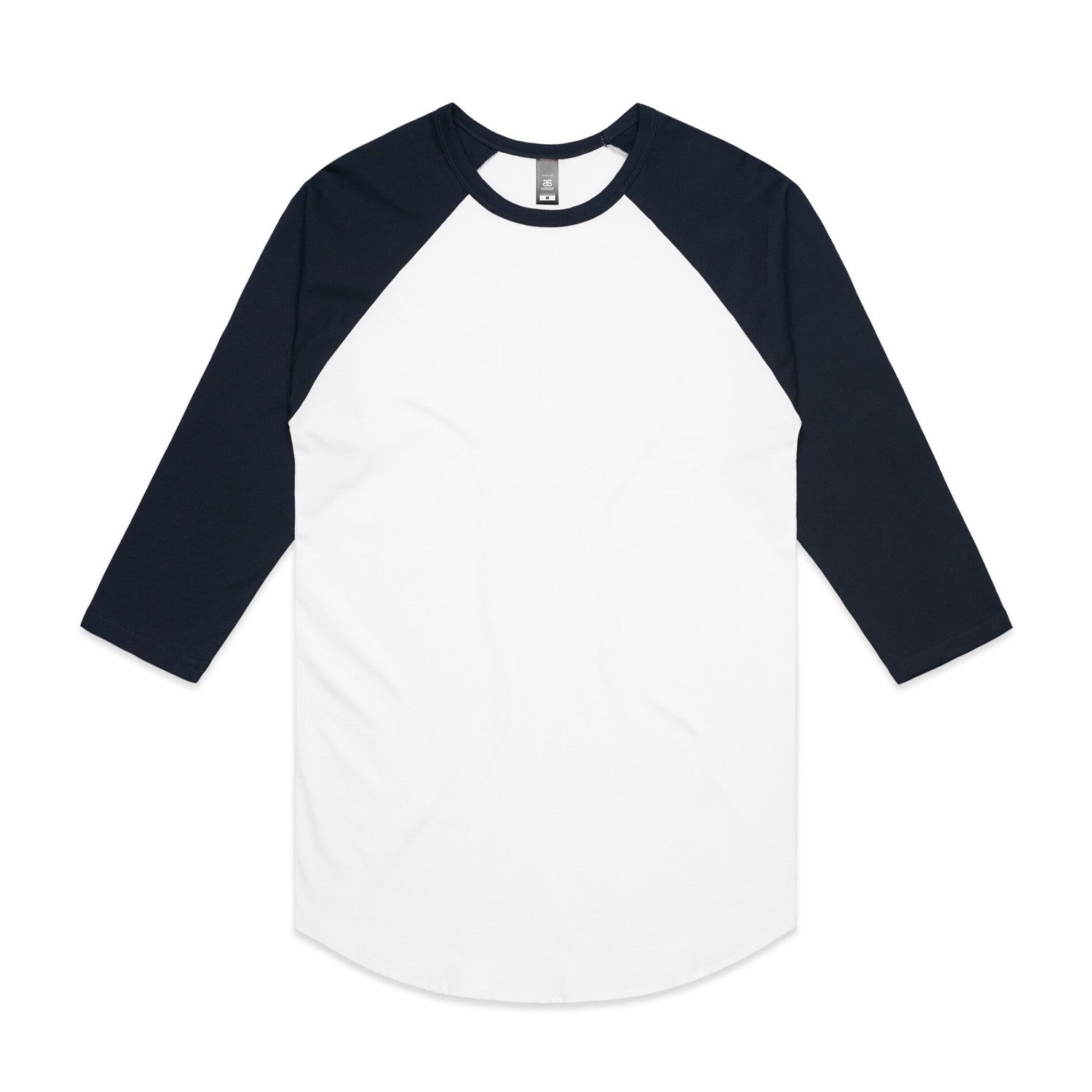 Men's Raglan Tee | Arena Custom Blanks - Arena Prints - Front - Navy - Blue