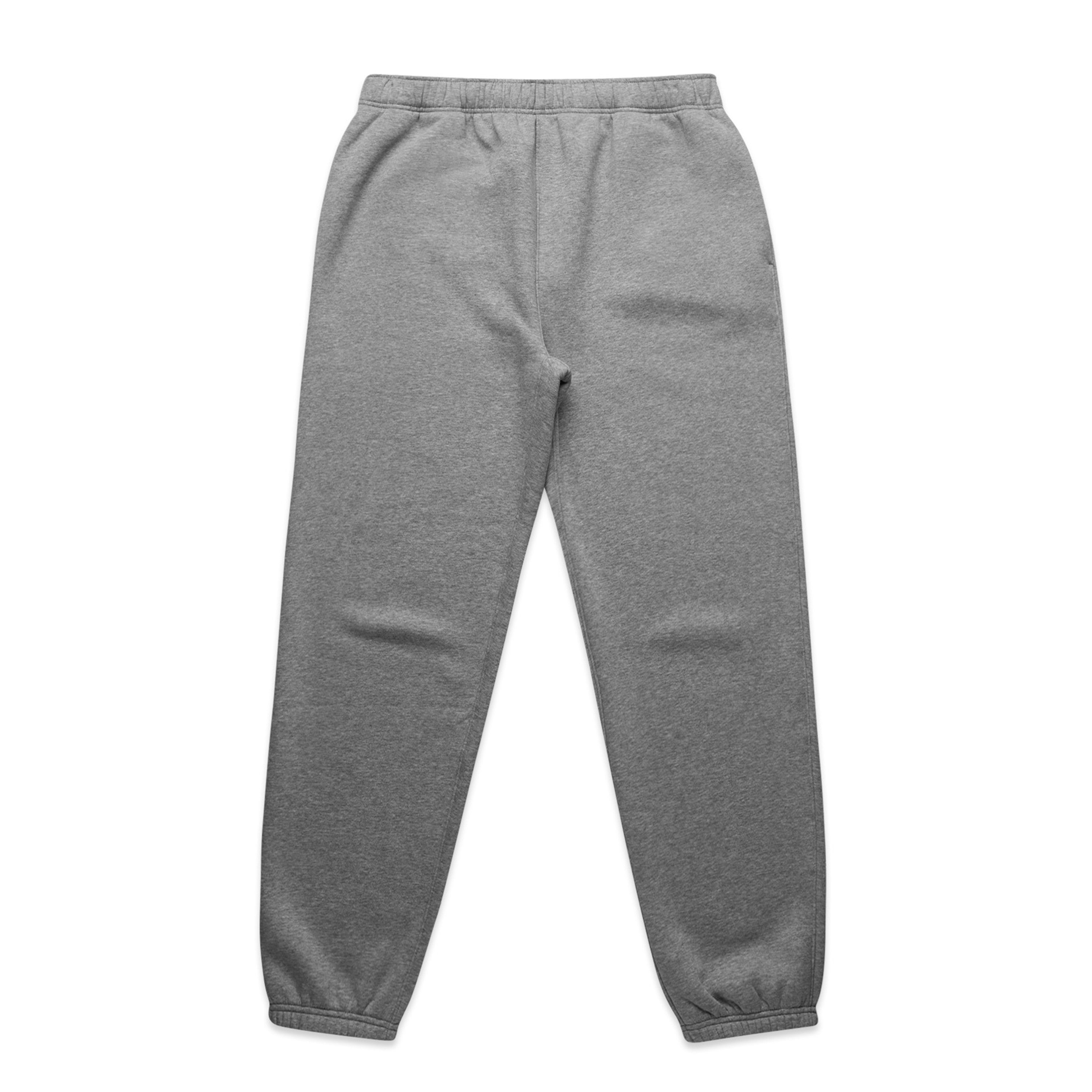 Men's Relax Track Pants | Arena Custom Blanks - Arena Prints - Front - Athletic Heather - Grey