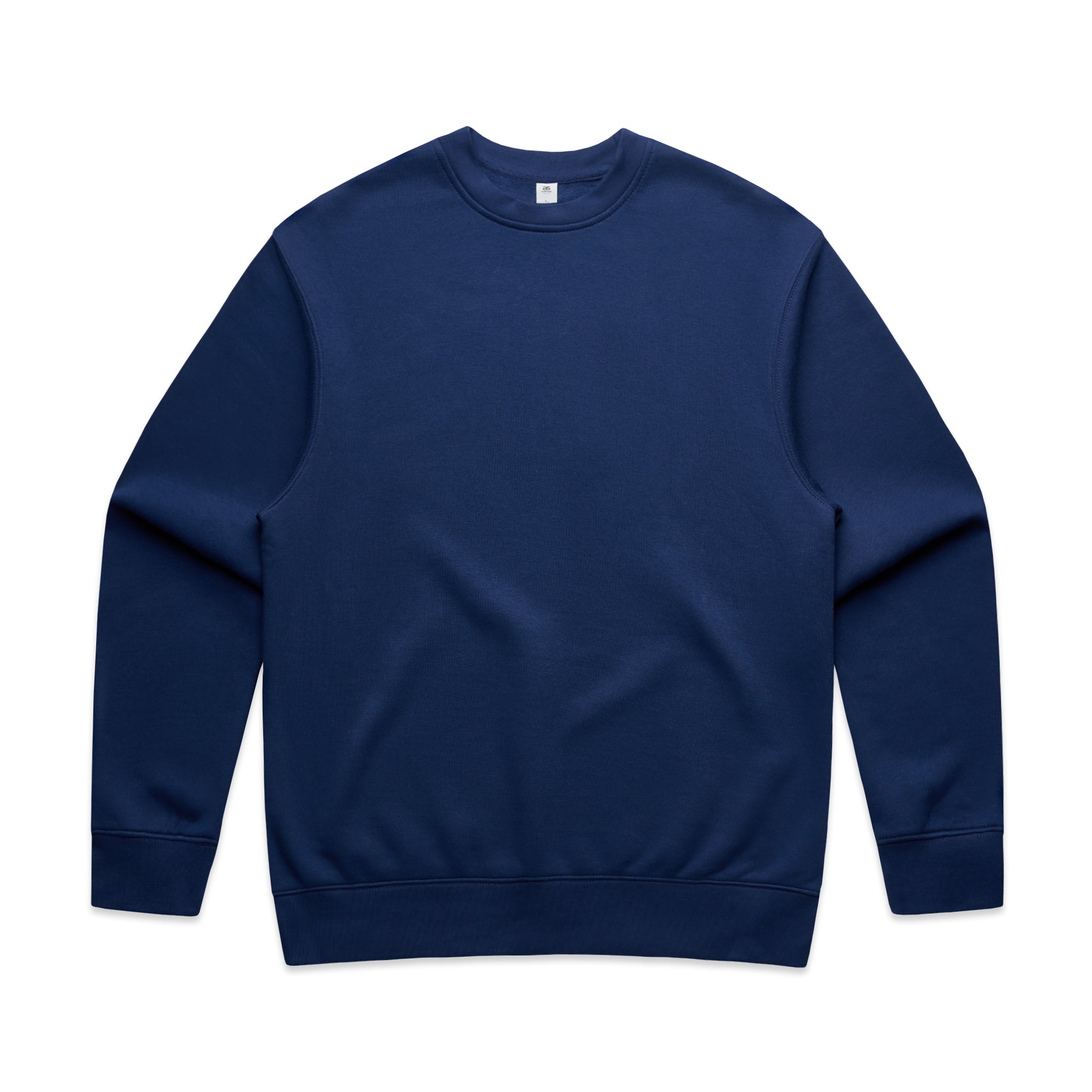 Men's Relaxed Crew | Arena Custom Blanks - Arena Prints - Front - Cobalt - Blue