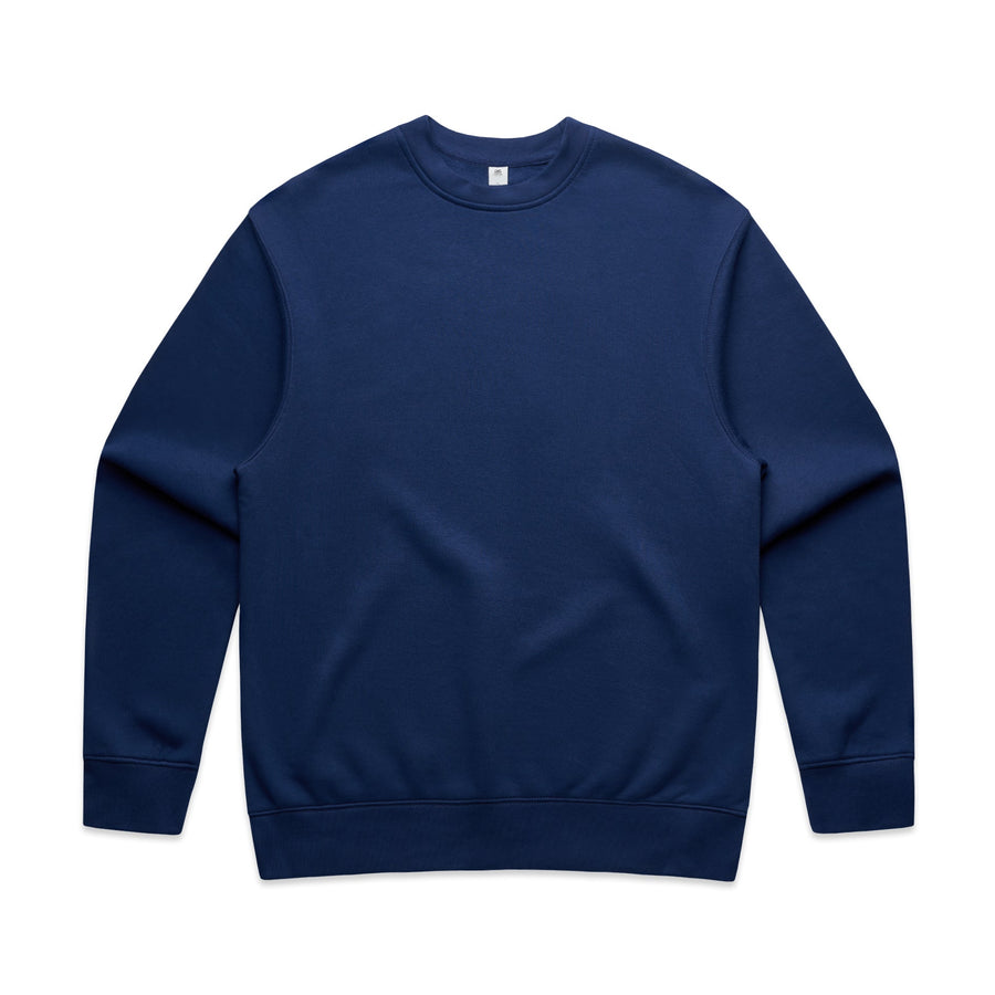 Men's Relaxed Crew | Arena Custom Blanks - Arena Prints - Front - Cobalt - Blue