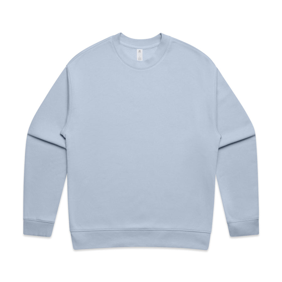 Men's Relaxed Crew | Arena Custom Blanks - Arena Prints - Front - Powder - Blue