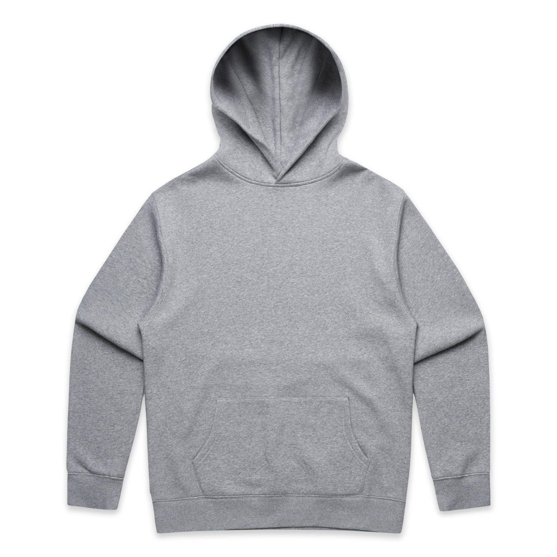 Men's Relaxed Hoodie |Arena Custom Blanks - Arena Prints - Front - Athletic Heather - Grey