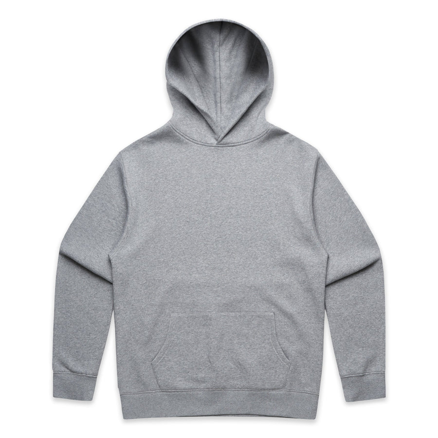 Men's Relaxed Hoodie |Arena Custom Blanks - Arena Prints - Front - Athletic Heather - Grey