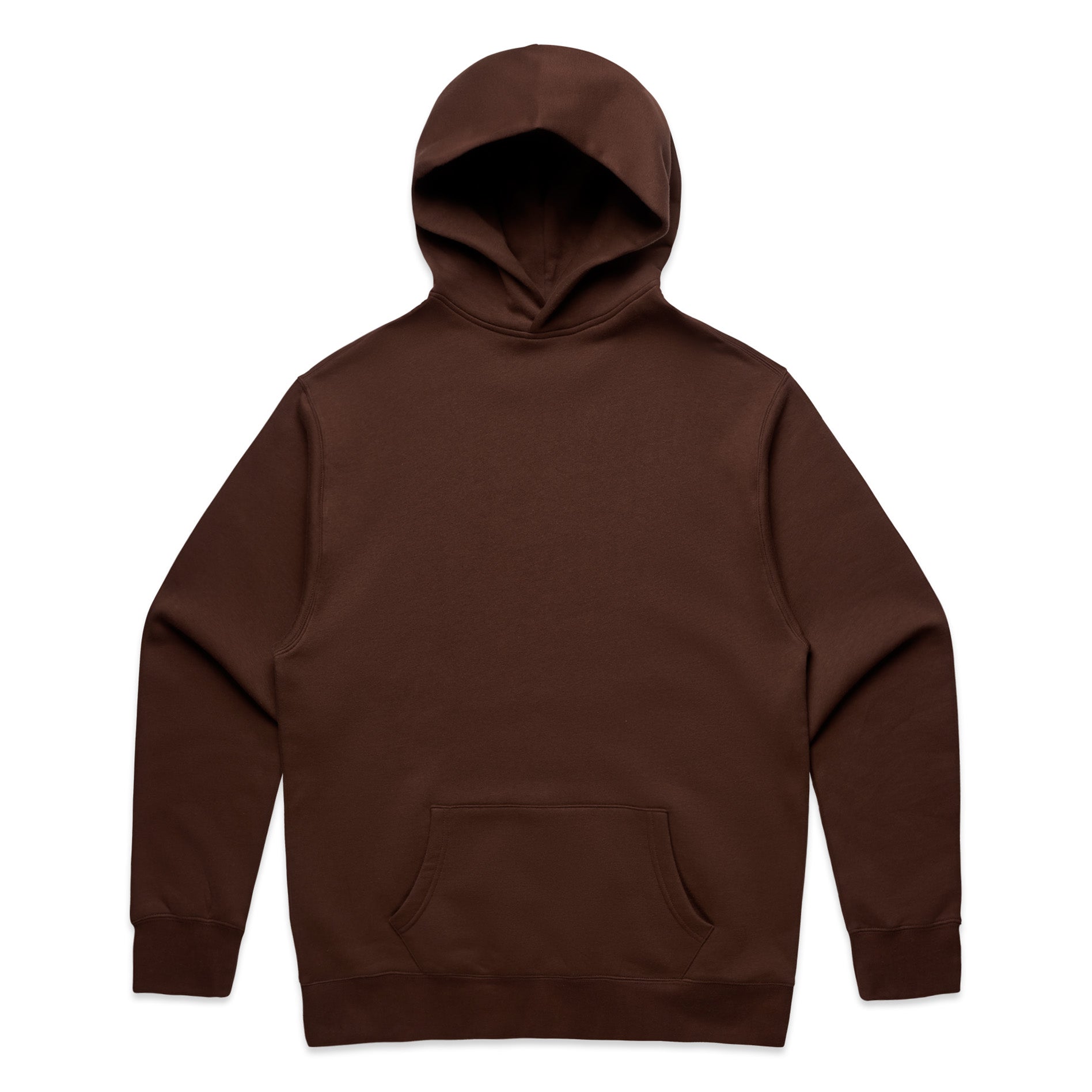Men's Relaxed Hoodie |Arena Custom Blanks - Arena Prints - Front - Chestnut - Brown