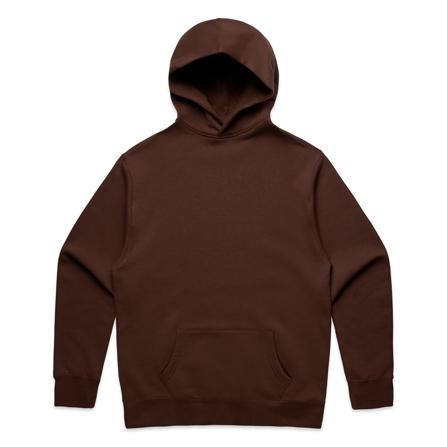 Men's Relaxed Hoodie |Arena Custom Blanks - Arena Prints - Front - Chestnut - Brown