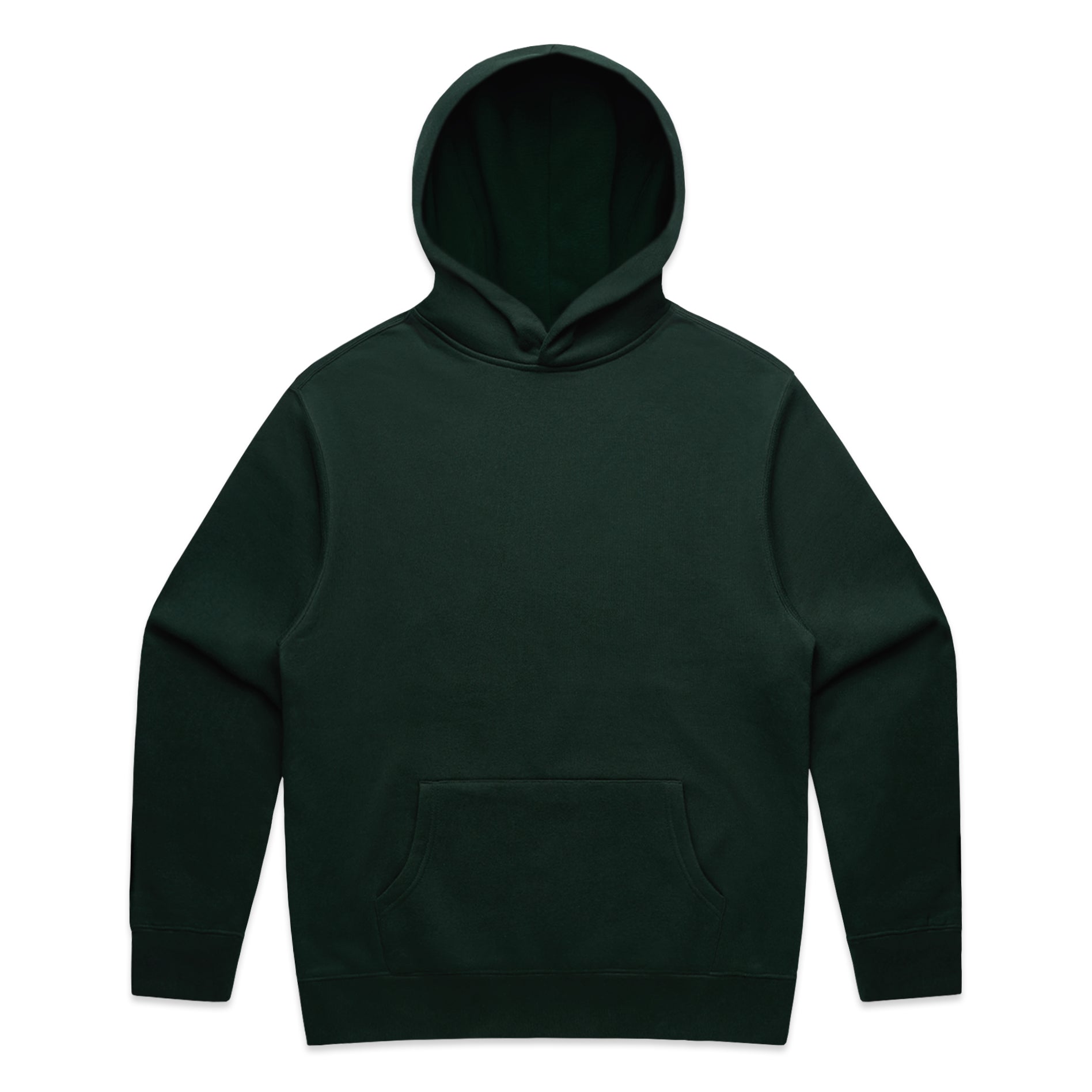 Men's Relaxed Hoodie | Arena Custom Blanks - Arena Prints - Front - Pine Green - Green