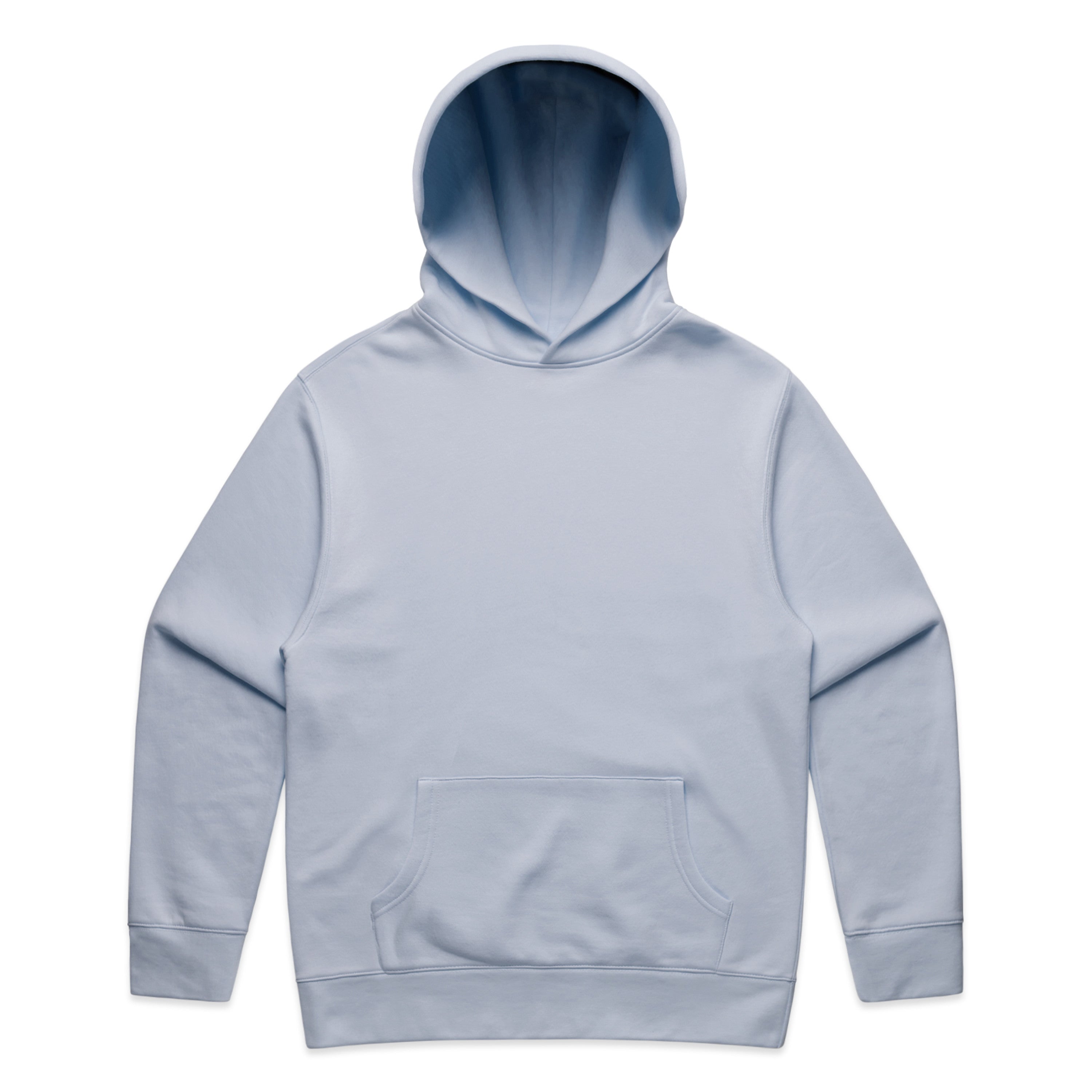 Men's Relaxed Hoodie |Arena Custom Blanks - Arena Prints - Front - Powder - Blue