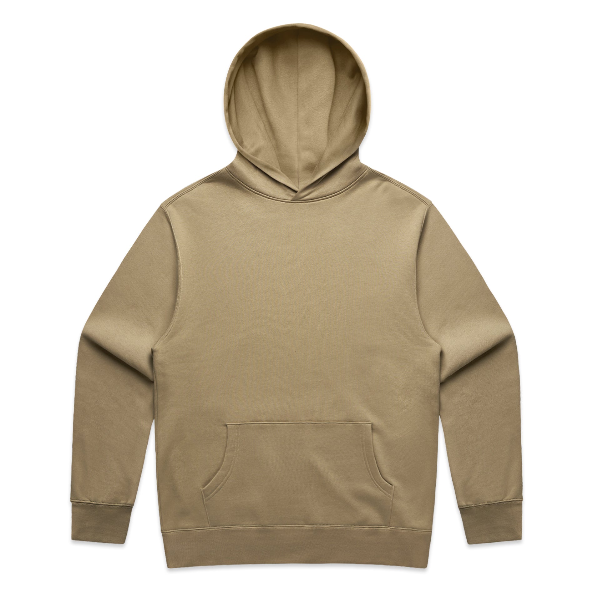 Men's Relaxed Hoodie | Arena Custom Blanks - Arena Prints - Front - Sand - Brown