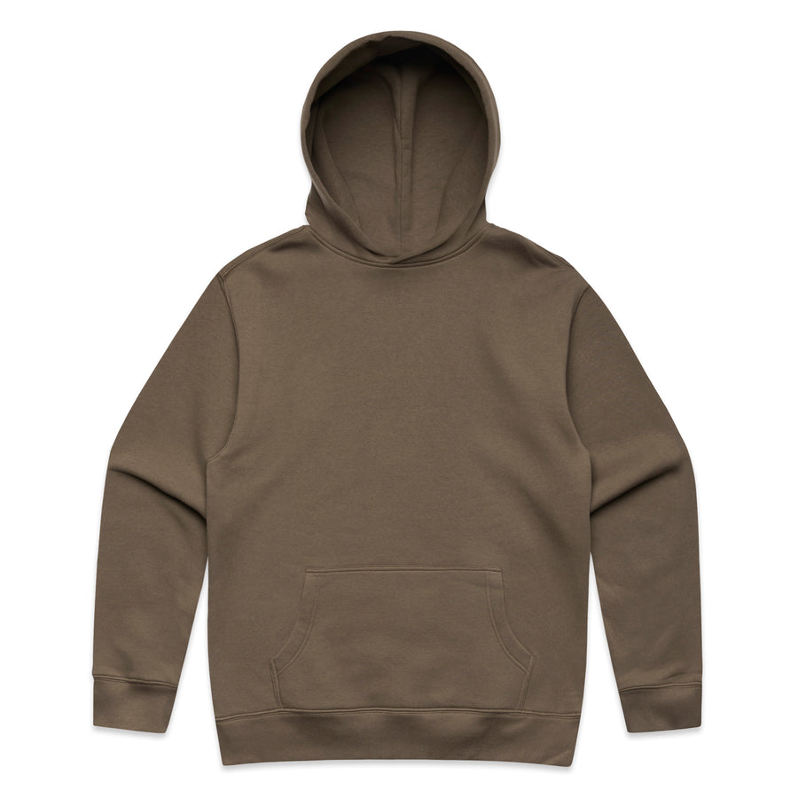 Men's Relaxed Hoodie |Arena Custom Blanks - Arena Prints - Front - Walnut - Brown