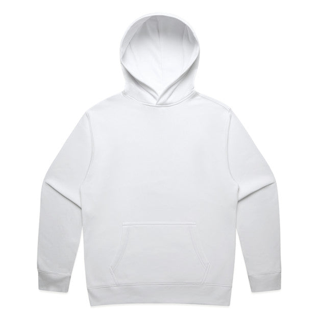 Men's Relaxed Hoodie |Arena Custom Blanks - Arena Prints - Back - White